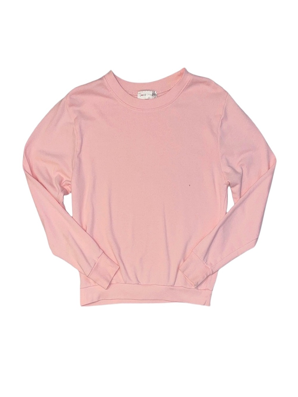 LOVE CRAZY Women's Pink Long Sleeve Sweatshirt